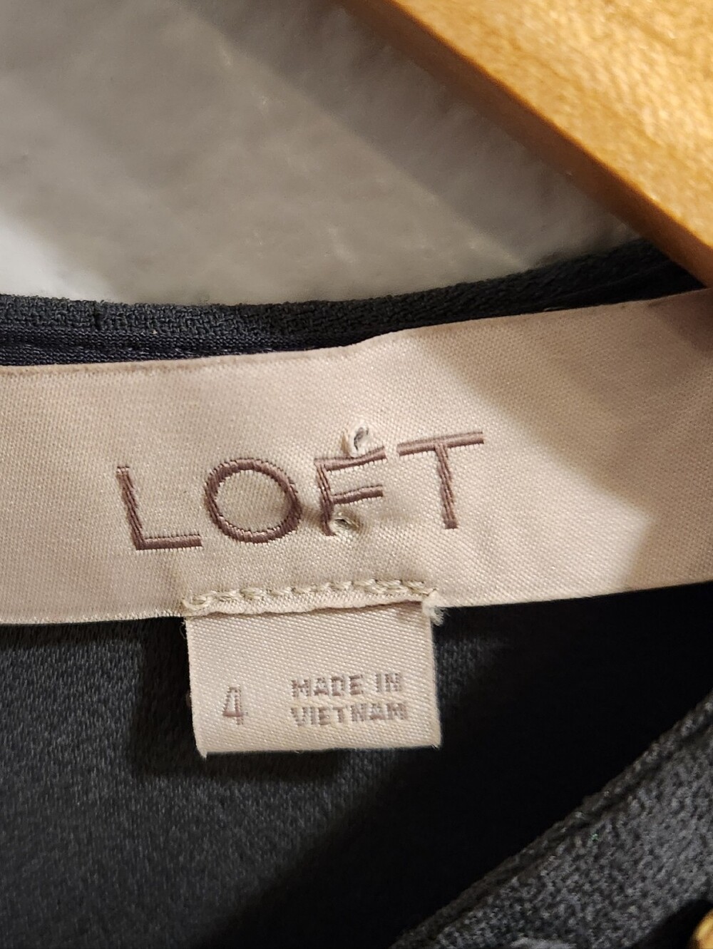 Loft Charcol Grey Tulip Short-Sleeve A-Line Dress - Picture 2 of 6